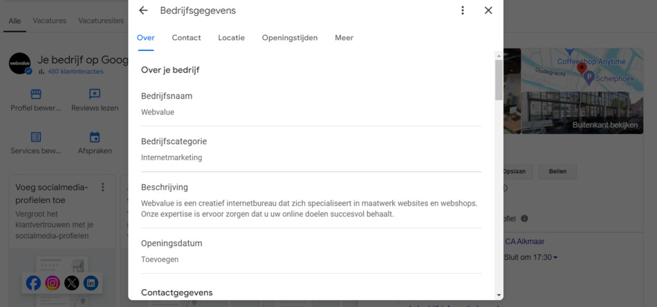 Google mijn bedrijf aanpassen